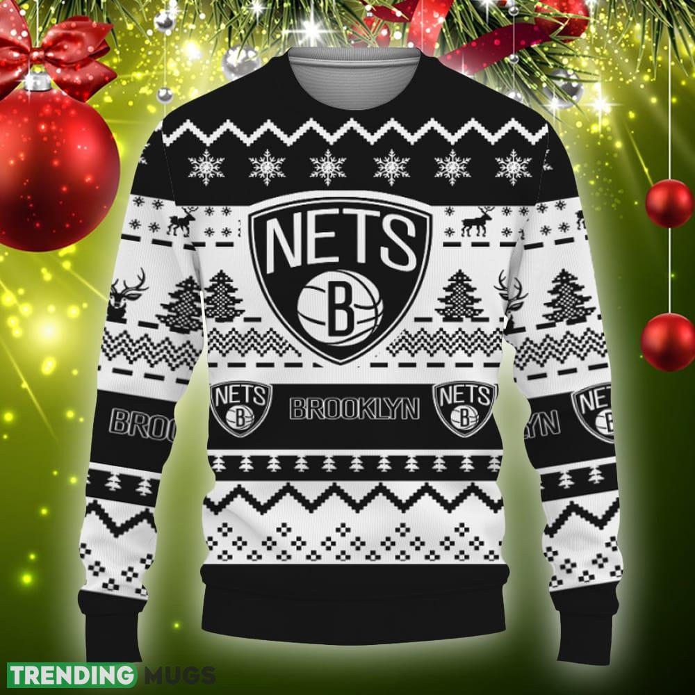 Merry Christmas Snow Pattern Funny Cute Brooklyn Nets Gifts Ugly Christmas Sweater Gift Holidays - Merry Christmas Snow Pattern Funny Cute Brooklyn Nets Gifts Unisex 3D T-Shirt, Sweater, Hoodie, Sweatshirt-3D Sweatshirt_3 Merry Christmas Snow Pattern Funny Cute Brooklyn Nets Gifts Ugly Christmas Sweater Gift Holidays - Merry Christmas Snow Pattern Funny Cute Brooklyn Nets Gifts Unisex 3D T-Shirt, Sweater, Hoodie, Sweatshirt-3D Sweatshirt_3
