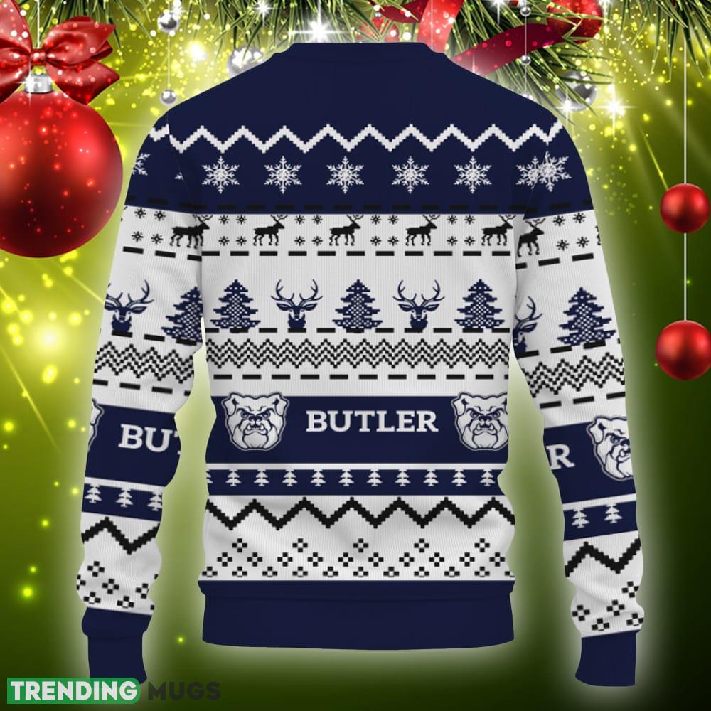 Merry Christmas Snow Pattern Funny Cute Butler Bulldogs Gifts Knitted Christmas Sweater Gift Holidays 3D Sweater Merry Christmas Snow Pattern Funny Cute Butler Bulldogs Gifts Knitted Christmas Sweater Gift Holidays 3D Sweater