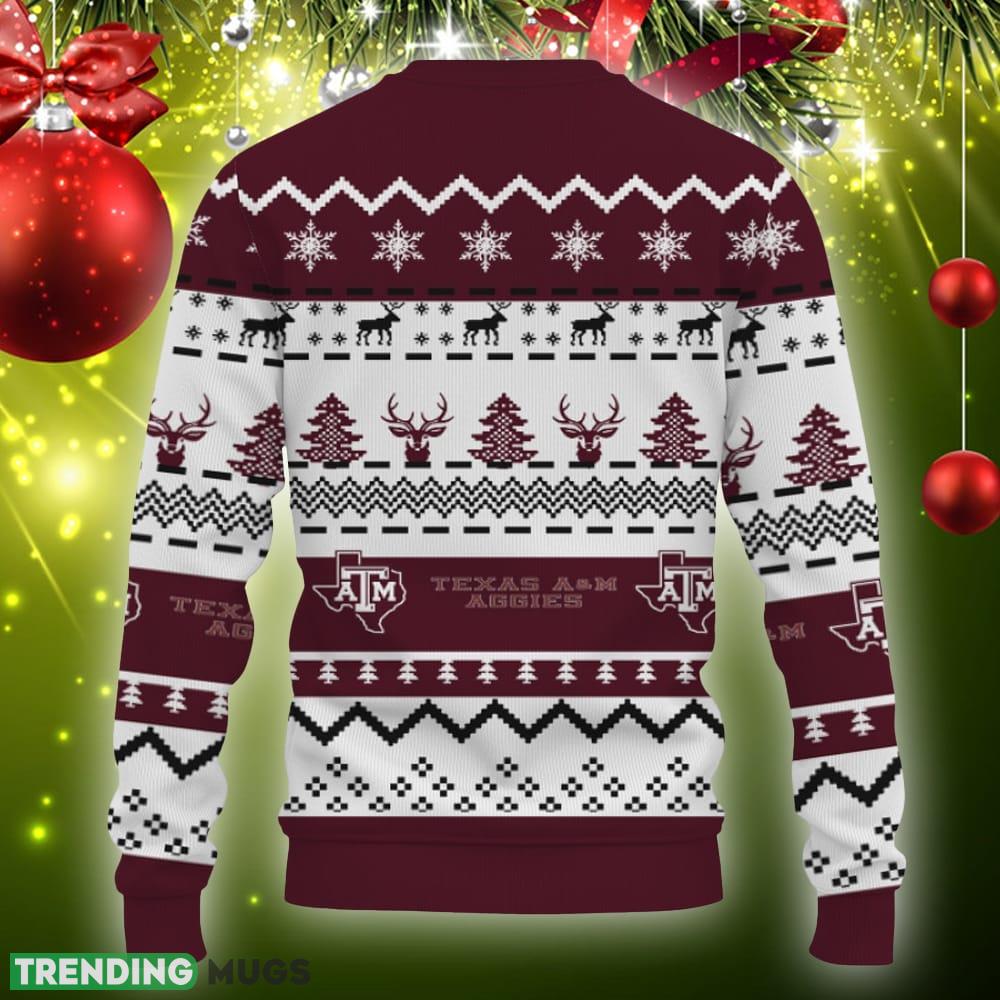 Merry Christmas Snow Pattern Funny Cute Texas AM Aggies Gifts Knitted Christmas 3D Sweater Gift Holidays 3D Sweater Merry Christmas Snow Pattern Funny Cute Texas AM Aggies Gifts Knitted Christmas 3D Sweater Gift Holidays 3D Sweater