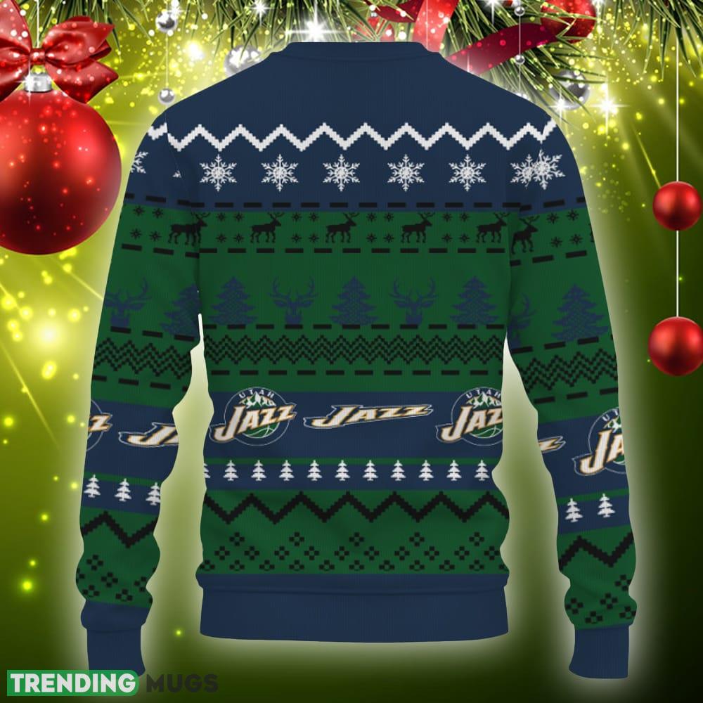 Merry Christmas Snow Pattern Funny Cute Utah Jazz Gifts Knitted Christmas Sweater Gift Holidays 3D Sweater Merry Christmas Snow Pattern Funny Cute Utah Jazz Gifts Knitted Christmas Sweater Gift Holidays 3D Sweater