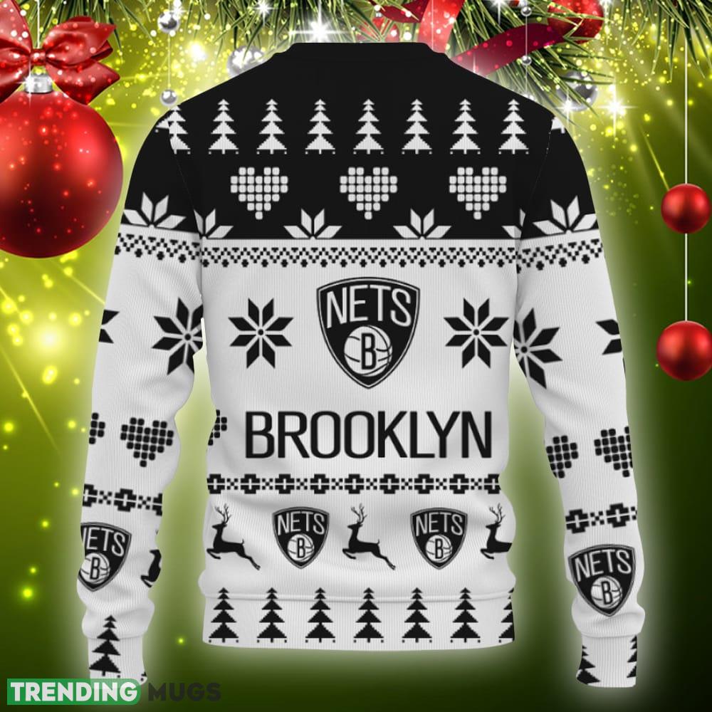 Merry Funny Brooklyn Nets Gifts For Fan Merry Christmas Tree Knitted Xmas 3D Sweater Gift Holidays 3D Sweater Merry Funny Brooklyn Nets Gifts For Fan Merry Christmas Tree Knitted Xmas 3D Sweater Gift Holidays 3D Sweater