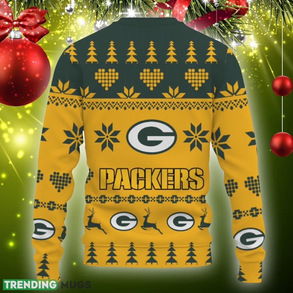 Merry Funny Green Bay Gifts For Fan Merry Christmas Tree Knitted Christmas Sweater Gift Holidays 3D Sweater Merry Funny Green Bay Gifts For Fan Merry Christmas Tree Knitted Christmas Sweater Gift Holidays 3D Sweater