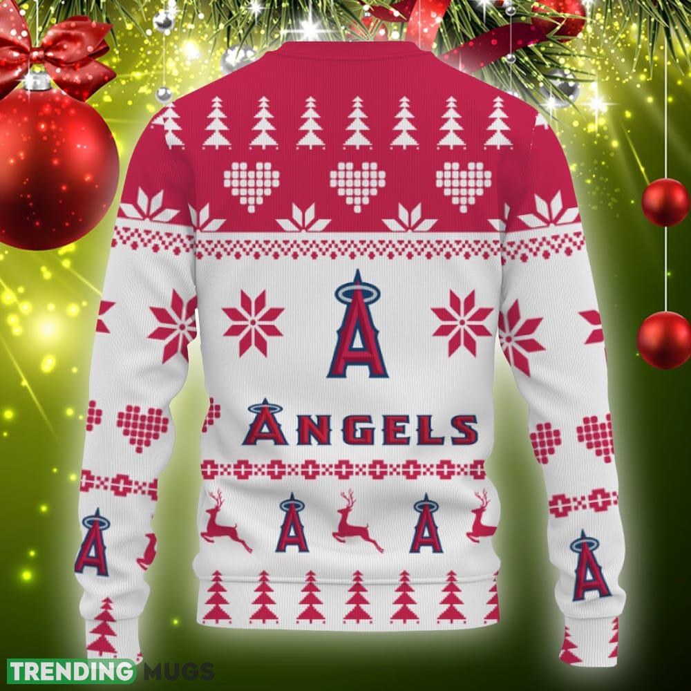 Merry Funny Los Angeles Angels Gifts For Fan Merry Christmas Tree Knitted Xmas Sweater Gift Holidays 3D Sweater Merry Funny Los Angeles Angels Gifts For Fan Merry Christmas Tree Knitted Xmas Sweater Gift Holidays 3D Sweater