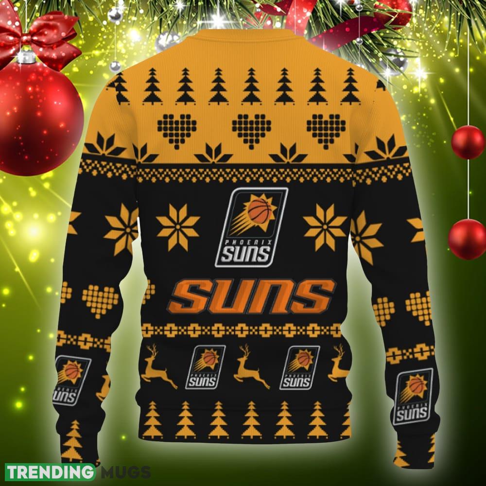 Merry Funny Phoenix Suns Gifts For Fan Merry Christmas Tree Knitted Christmas Sweater Gift Holidays 3D Sweater Merry Funny Phoenix Suns Gifts For Fan Merry Christmas Tree Knitted Christmas Sweater Gift Holidays 3D Sweater