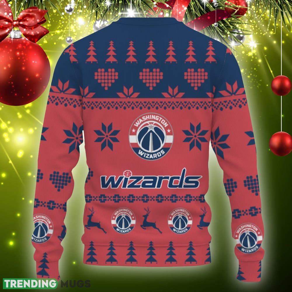 Merry Funny Washington Wizards Gifts For Fan Merry Christmas Tree Knitted Christmas Sweater Gift Holidays 3D Sweater Merry Funny Washington Wizards Gifts For Fan Merry Christmas Tree Knitted Christmas Sweater Gift Holidays 3D Sweater