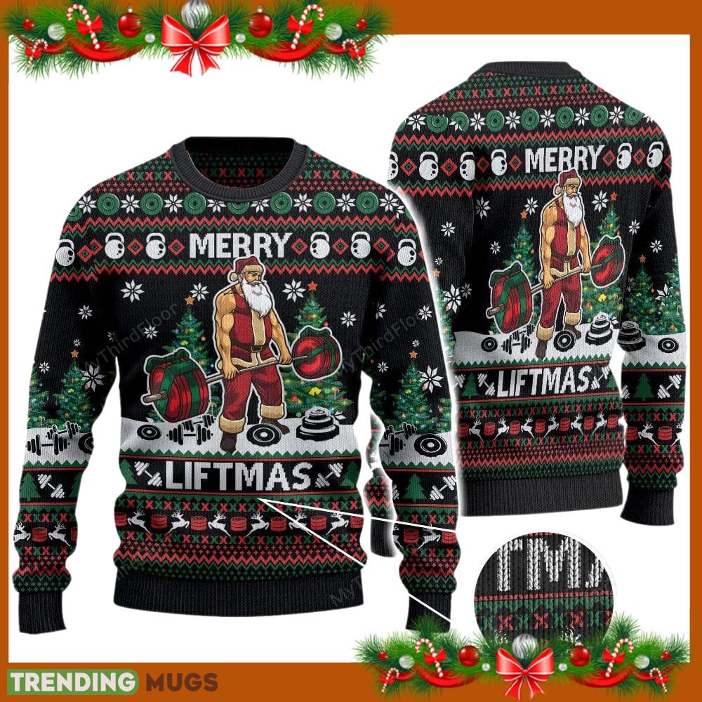 Merry Liftmas Ugly Christmas Sweater Funny Gift For Men And Women Family Holidays - Merry Liftmas Ugly Christmas Sweater Funny Gift For Men And Women Family Holidays Merry Liftmas Ugly Christmas Sweater Funny Gift For Men And Women Family Holidays - Merry Liftmas Ugly Christmas Sweater Funny Gift For Men And Women Family Holidays