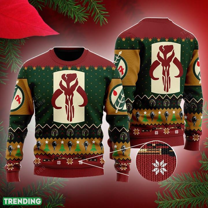 Merry Mandalorian Ugly Xmas Sweater AOP Gift Holidays - Merry Mandalorian Ugly Xmas Sweater AOP Gift Holidays Merry Mandalorian Ugly Xmas Sweater AOP Gift Holidays - Merry Mandalorian Ugly Xmas Sweater AOP Gift Holidays