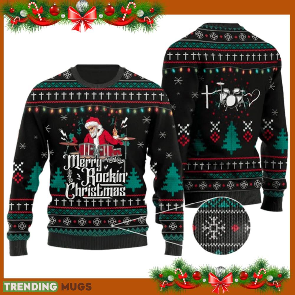 Merry Rockin Christmas Ugly Christmas Sweater Funny Gift For Men And Women Family Holidays - Merry Rockin Christmas Ugly Christmas Sweater Funny Gift For Men And Women Family Holidays Merry Rockin Christmas Ugly Christmas Sweater Funny Gift For Men And Women Family Holidays - Merry Rockin Christmas Ugly Christmas Sweater Funny Gift For Men And Women Family Holidays