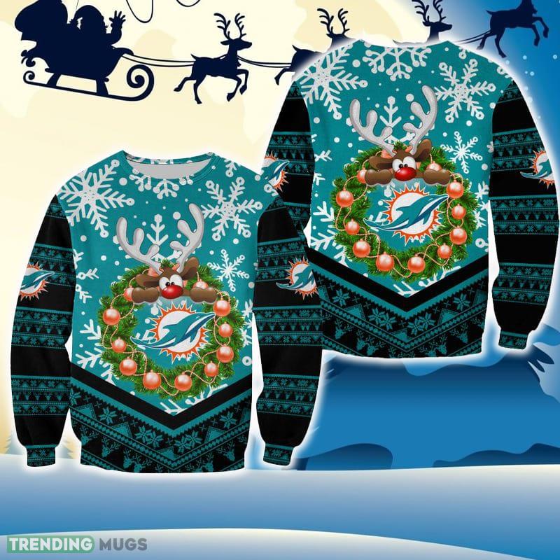 Miami Dolphins Christmas Reindeer Hug All Over Print 3D Sweater For Fans Gift Christmas - Miami Dolphins Christmas Reindeer Hug All Over Print 3D Sweater For Fans Gift Christmas Miami Dolphins Christmas Reindeer Hug All Over Print 3D Sweater For Fans Gift Christmas - Miami Dolphins Christmas Reindeer Hug All Over Print 3D Sweater For Fans Gift Christmas