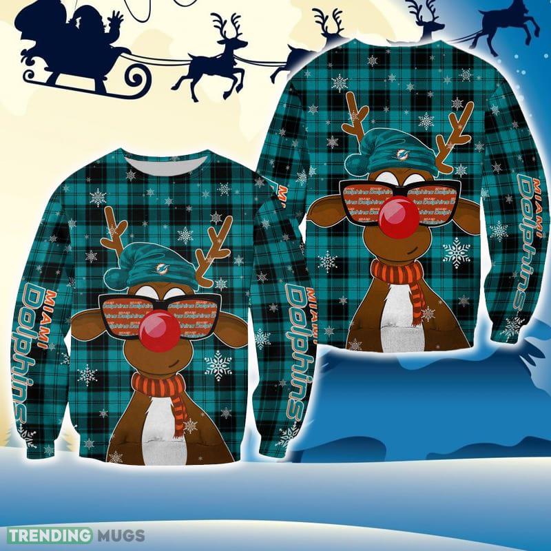 Miami Dolphins Christmas Reindeer Sunglasses Snowman New 3D Sweater For Fans Gift Christmas - Miami Dolphins Christmas Reindeer Sunglasses Snowman All Over Print 3D Sweater For Fans Gift Christmas Miami Dolphins Christmas Reindeer Sunglasses Snowman New 3D Sweater For Fans Gift Christmas - Miami Dolphins Christmas Reindeer Sunglasses Snowman All Over Print 3D Sweater For Fans Gift Christmas