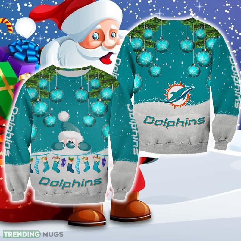 Miami Dolphins Christmas Santa Ugly Sweater For Fans AOP Gift Holidays - Miami Dolphins Christmas Santa Ugly Sweater For Fans AOP Gift Holidays Miami Dolphins Christmas Santa Ugly Sweater For Fans AOP Gift Holidays - Miami Dolphins Christmas Santa Ugly Sweater For Fans AOP Gift Holidays