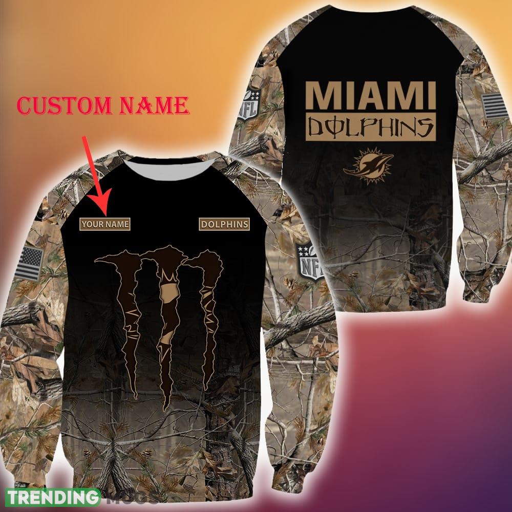 Miami Dolphins Custom Name NFL Hunting Camo 3D Sweater Veteran Gift Holidays Ugly For Christmas - Miami Dolphins Custom Name NFL Hunting Camo 3D Sweater Veteran Gift For Men And Women Christmas Miami Dolphins Custom Name NFL Hunting Camo 3D Sweater Veteran Gift Holidays Ugly For Christmas - Miami Dolphins Custom Name NFL Hunting Camo 3D Sweater Veteran Gift For Men And Women Christmas
