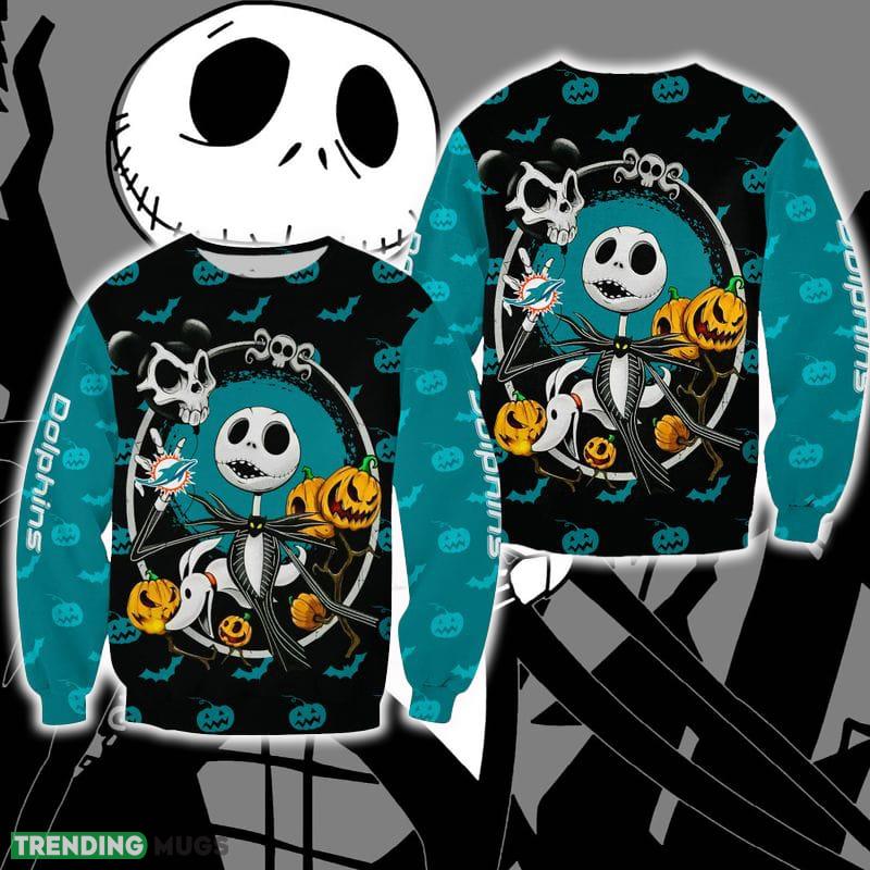 Miami Dolphins Jack Skellington Wreath Christmas Ugly Sweater Halloween For Men And Women - Miami Dolphins Jack Skellington Wreath Christmas Ugly Sweater Halloween For Men And Women Miami Dolphins Jack Skellington Wreath Christmas Ugly Sweater Halloween For Men And Women - Miami Dolphins Jack Skellington Wreath Christmas Ugly Sweater Halloween For Men And Women