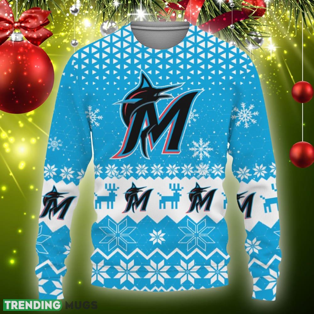 Miami Marlins Sports Football American Knitted Christmas 3D Sweater Gift Holidays - Miami Marlins Sports Football American Ugly Christmas Sweater New Trends For Fans Club Gifts Unisex, Hoodie, Sweatshirt-3D Sweatshirt_3 Miami Marlins Sports Football American Knitted Christmas 3D Sweater Gift Holidays - Miami Marlins Sports Football American Ugly Christmas Sweater New Trends For Fans Club Gifts Unisex, Hoodie, Sweatshirt-3D Sweatshirt_3