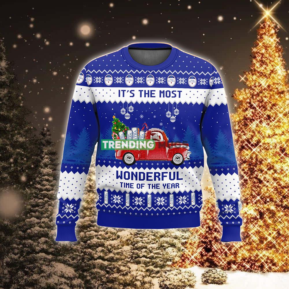 Michelob Ultra It’s The Most Wonderful Time For A Beer New Style 2023 Ugly 3D Sweater Warm For Xmas 3D Sweater Michelob Ultra It’s The Most Wonderful Time For A Beer New Style 2023 Ugly 3D Sweater Warm For Xmas 3D Sweater