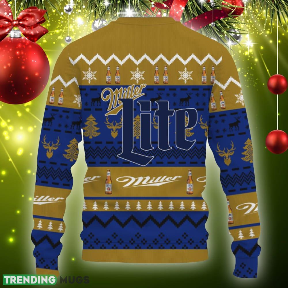 Miller Lite Beers Shirts Beer Vintage Logo Knitted Xmas 3D Sweater Gift Holidays 3D Sweater Miller Lite Beers Shirts Beer Vintage Logo Knitted Xmas 3D Sweater Gift Holidays 3D Sweater