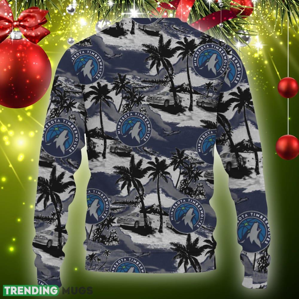 Minnesota Timberwolves Tropical Patterns For Fans Club Gifts Knitted Xmas 3D Sweater Gift Holidays 3D Sweater Minnesota Timberwolves Tropical Patterns For Fans Club Gifts Knitted Xmas 3D Sweater Gift Holidays 3D Sweater