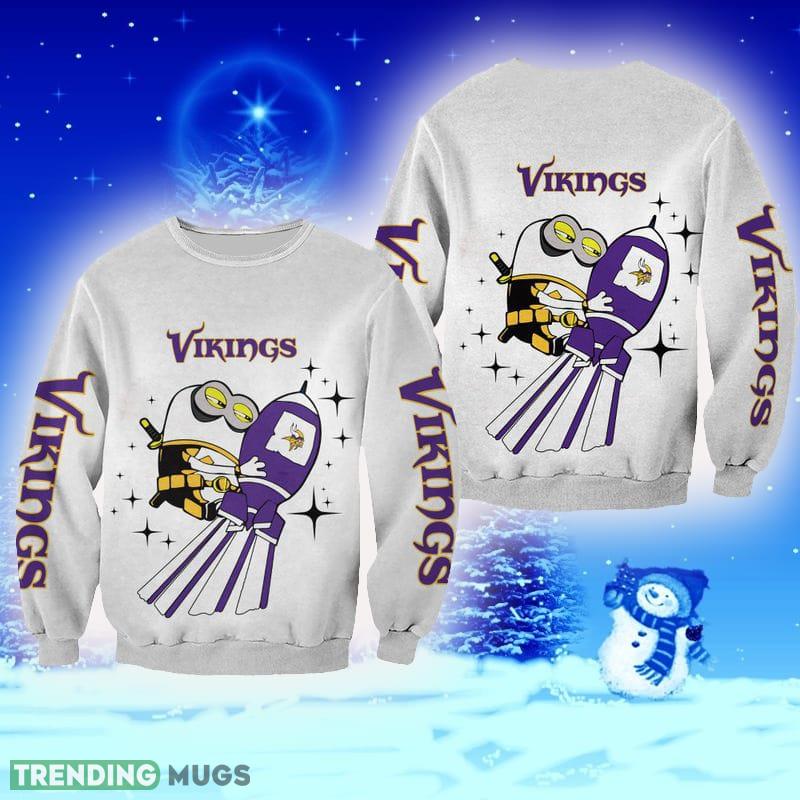 Minnesota Vikings Minions Edition Unisex Fireplace Ugly Sweater For Men And Women Gift Fans Christmas - Minnesota Vikings Minions Edition Unisex Fireplace Ugly Sweater For Men And Women Gift Fans Christmas Minnesota Vikings Minions Edition Unisex Fireplace Ugly Sweater For Men And Women Gift Fans Christmas - Minnesota Vikings Minions Edition Unisex Fireplace Ugly Sweater For Men And Women Gift Fans Christmas