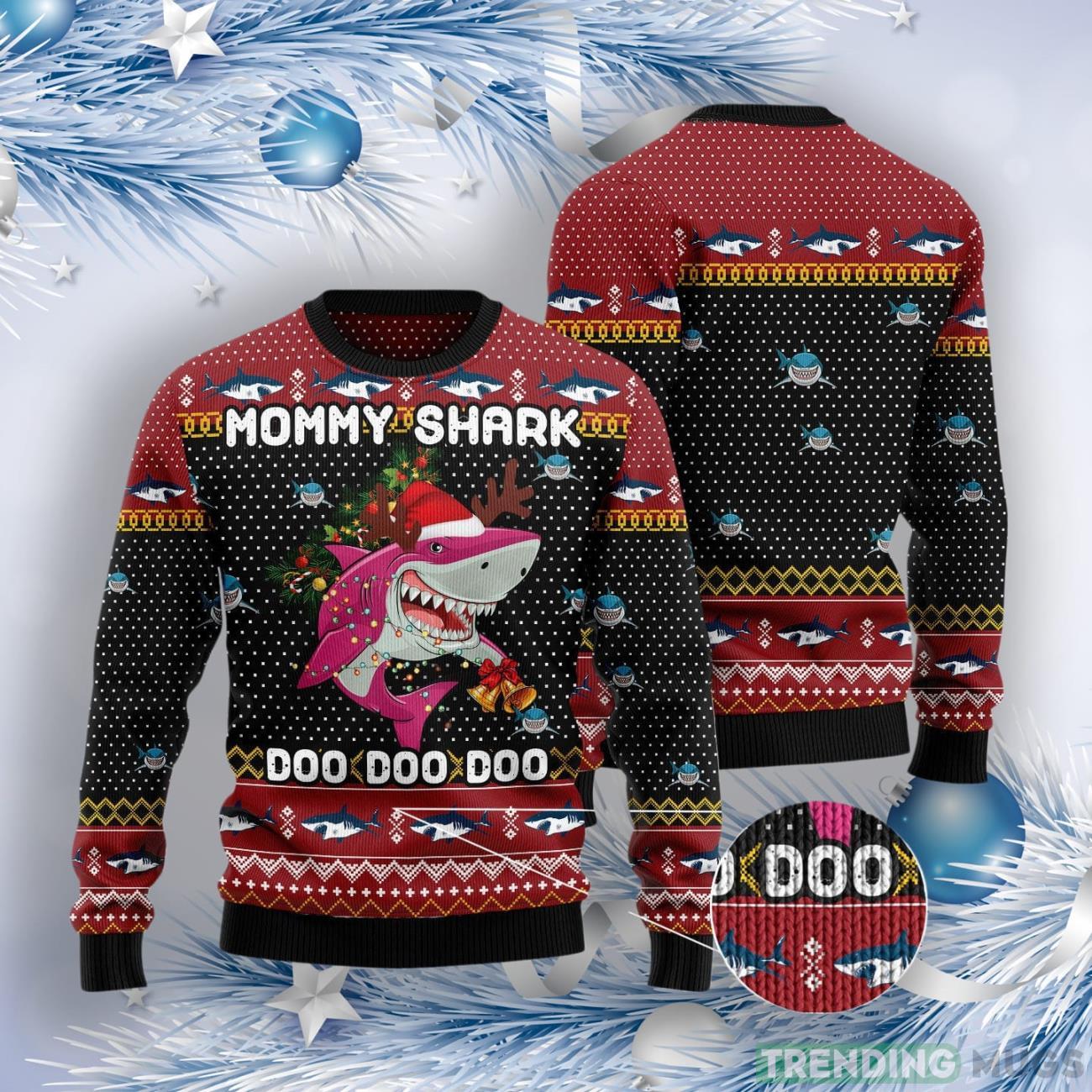 Mommy Shark Christmas Ugly Christmas Sweater 3D Sweater Mommy Shark Christmas Ugly Christmas Sweater 3D Sweater