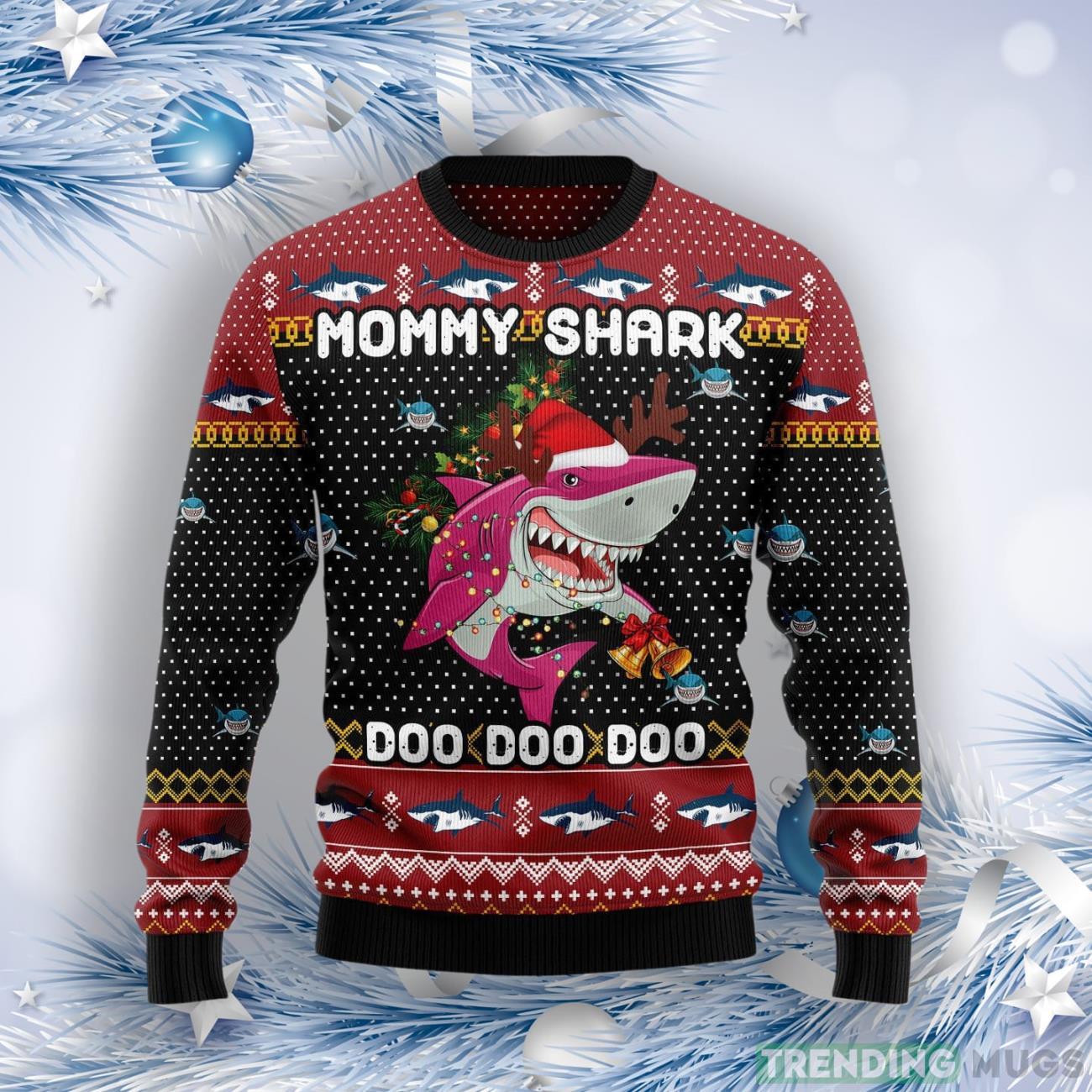 Mommy Shark Christmas Ugly Christmas Sweater Product Photo 1 Mommy Shark Christmas Ugly Christmas Sweater Product Photo 1