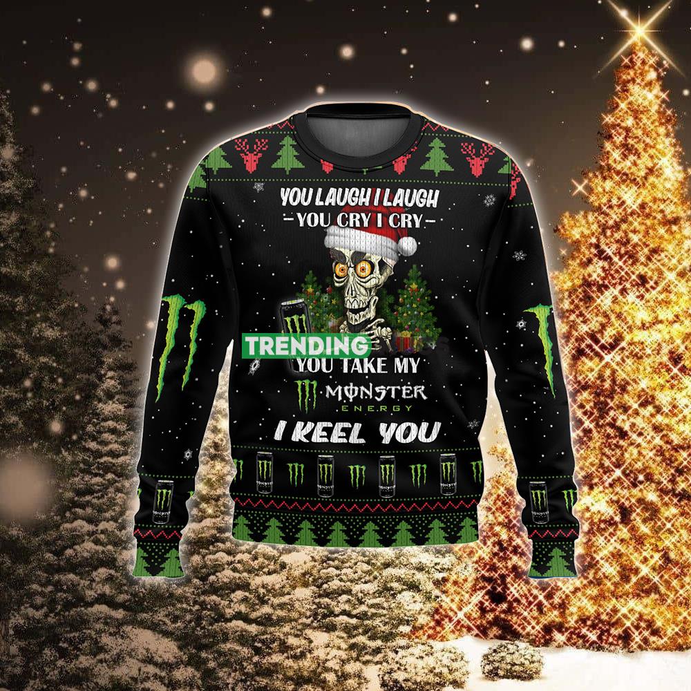 Monster Energy Funny New Style 2023 Knitted 3D Sweater Cozy For Christmas 3D Sweater Monster Energy Funny New Style 2023 Knitted 3D Sweater Cozy For Christmas 3D Sweater