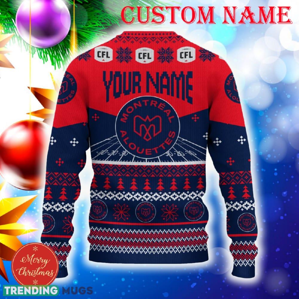 Montreal Alouettes Custom Name 3D Sweater Funny Gift For Men And Women Fans Christmas 3D Sweater Montreal Alouettes Custom Name 3D Sweater Funny Gift For Men And Women Fans Christmas 3D Sweater