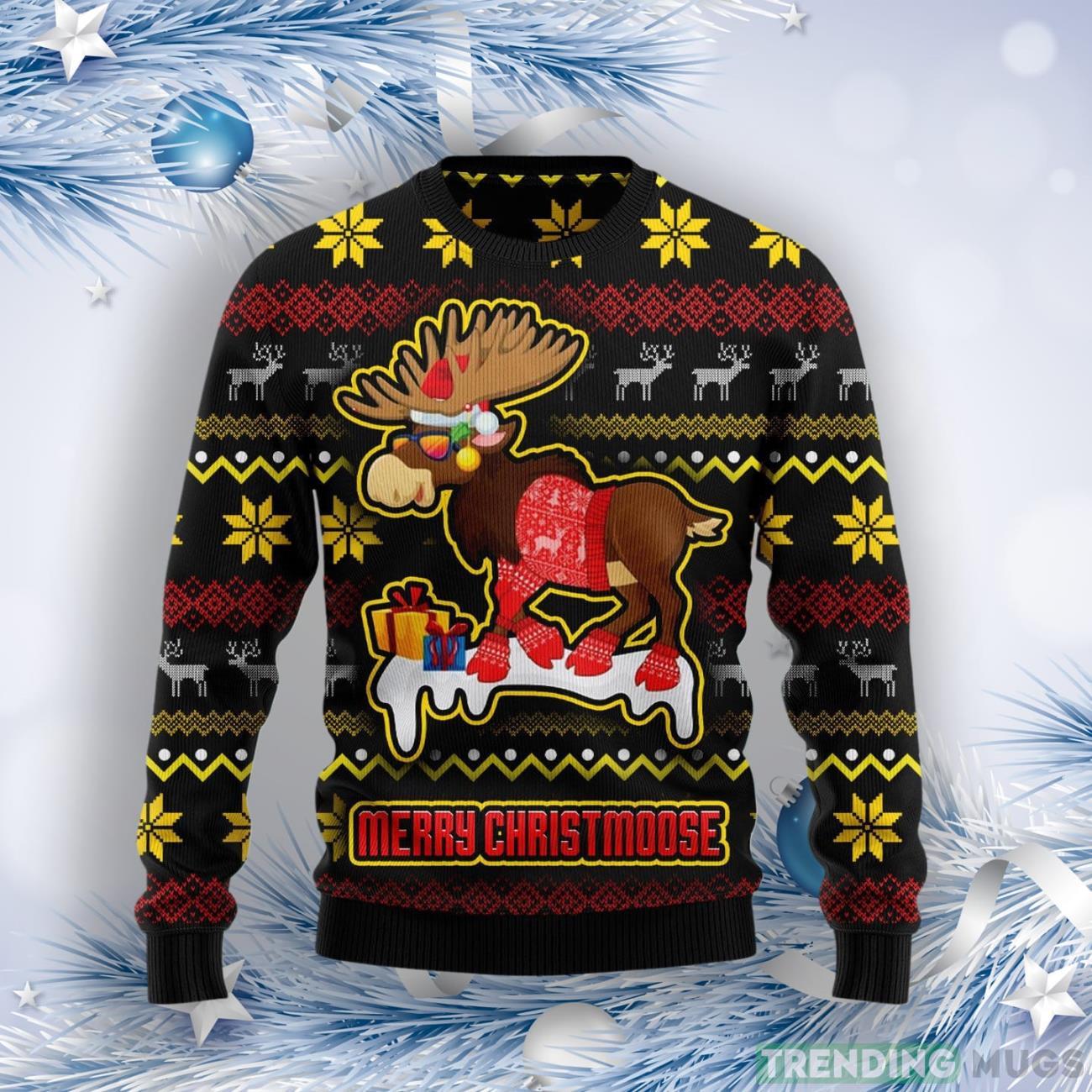 Moose Ugly Christmas Sweater Product Photo 1 Moose Ugly Christmas Sweater Product Photo 1