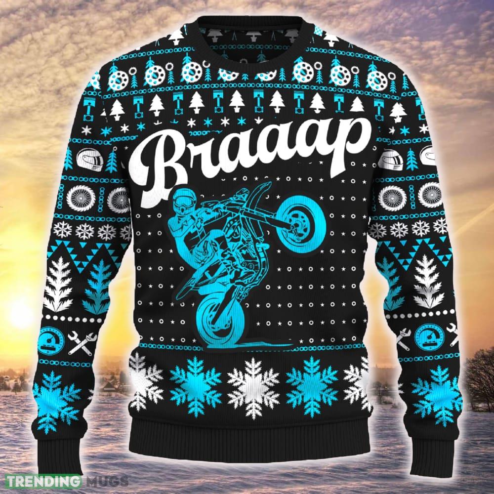 Motorcross Braaap 250 SX F Festivity Christmas Tree 3D Sweater Ideas Gift For Men And Women - Braaap 250 SX-F Ugly Christmas Sweater_ 1 Motorcross Braaap 250 SX F Festivity Christmas Tree 3D Sweater Ideas Gift For Men And Women - Braaap 250 SX-F Ugly Christmas Sweater_ 1
