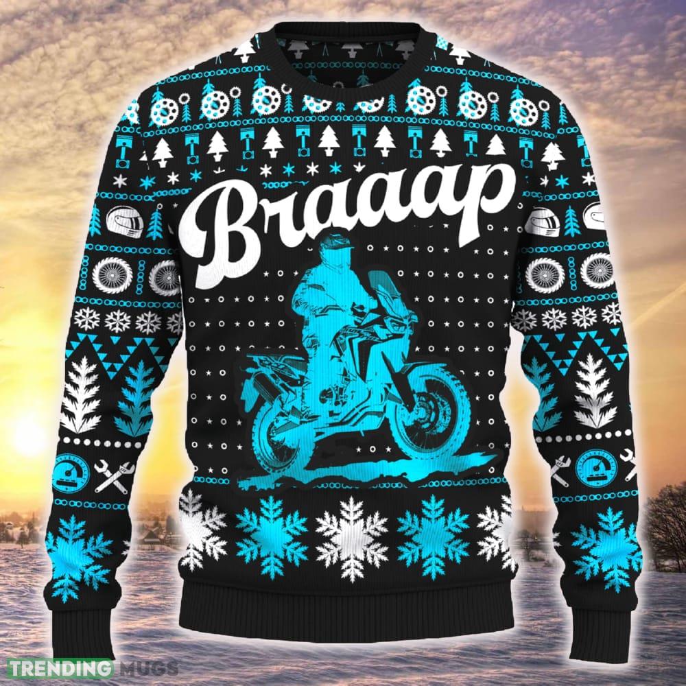 Motorcross Braaap Africa Twin Adventure Sports December Christmas Tree 3D Sweater Ideas Gift For Men And Women - Braaap Africa Twin Adventure Sports Ugly Christmas Sweater_ 1 Motorcross Braaap Africa Twin Adventure Sports December Christmas Tree 3D Sweater Ideas Gift For Men And Women - Braaap Africa Twin Adventure Sports Ugly Christmas Sweater_ 1