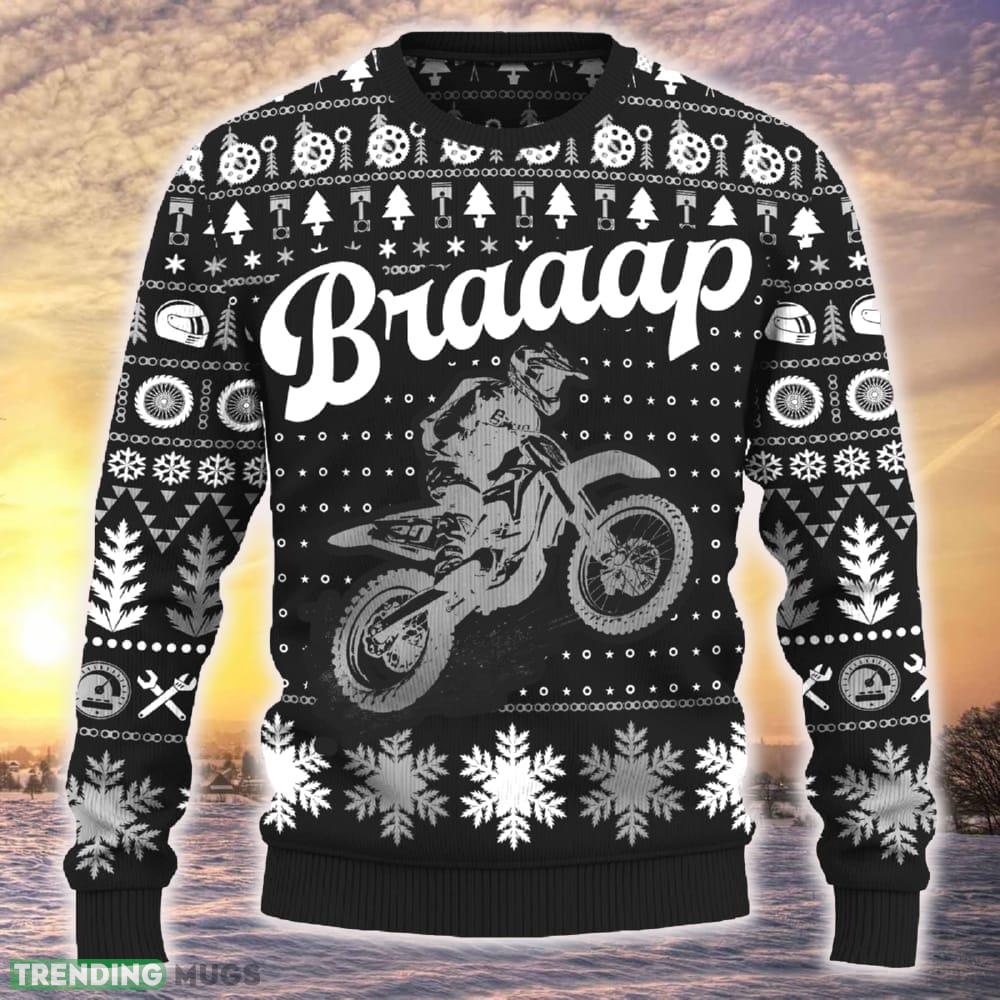 Motorcross Braaap CRF450RX Christmas Tree 3D Sweater Ideas Gift For Men And Women - Braaap CRF450RX Ugly Christmas Sweater_ 1 Motorcross Braaap CRF450RX Christmas Tree 3D Sweater Ideas Gift For Men And Women - Braaap CRF450RX Ugly Christmas Sweater_ 1