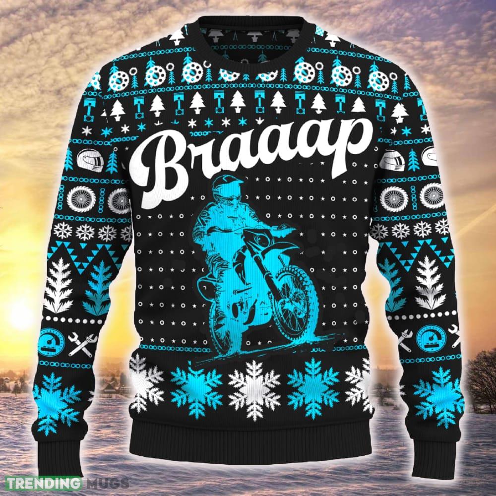 Motorcross Braaap Dual Sport Christmas Tree 3D Sweater Ideas Gift For Men And Women - Braaap Dual Sport Christmas Sweater_ 1 Motorcross Braaap Dual Sport Christmas Tree 3D Sweater Ideas Gift For Men And Women - Braaap Dual Sport Christmas Sweater_ 1