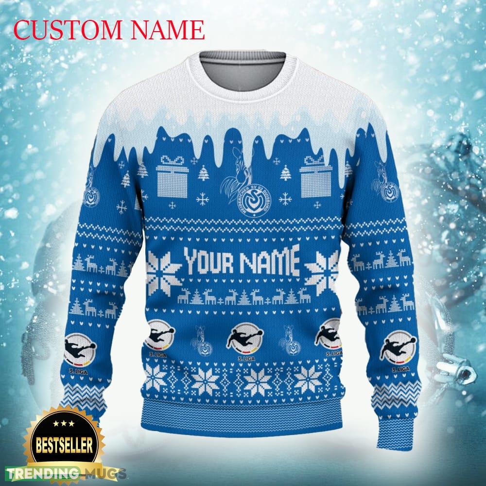 MSV Duisburg Logo Ugly Christmas Sweater New Gift For Men And Women Custom Name - MSV Duisburg Ugly Christmas Sweater Photo 2 MSV Duisburg Logo Ugly Christmas Sweater New Gift For Men And Women Custom Name - MSV Duisburg Ugly Christmas Sweater Photo 2