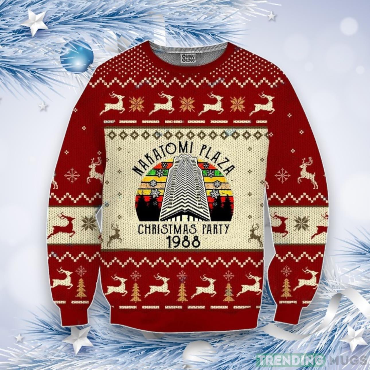 Nakatomi Plaza Ugly Christmas Sweater For Men & Women Product Photo 1 Nakatomi Plaza Ugly Christmas Sweater For Men & Women Product Photo 1
