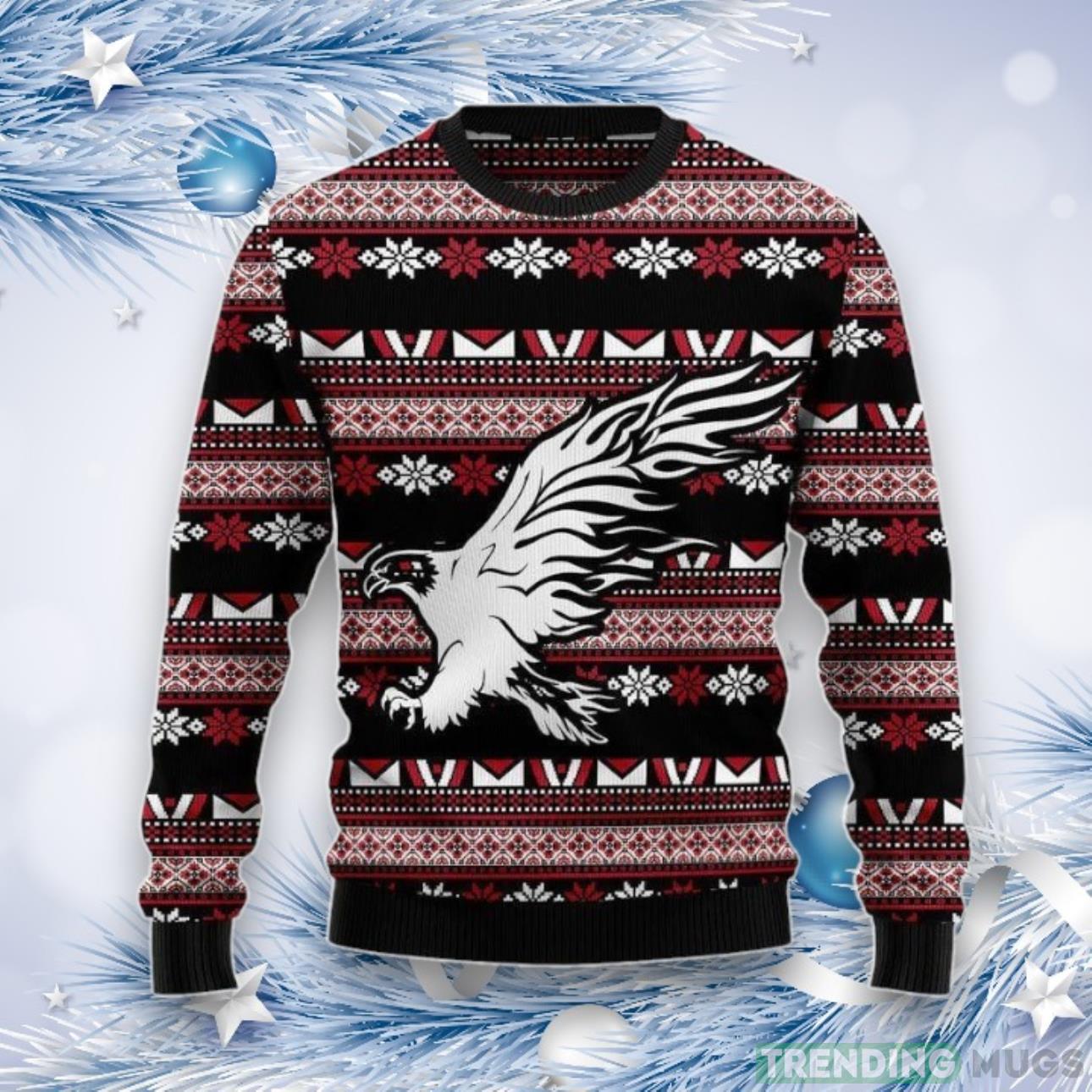 Native American Eagle Ugly Christmas Sweater For Men & Women Product Photo 1 Native American Eagle Ugly Christmas Sweater For Men & Women Product Photo 1
