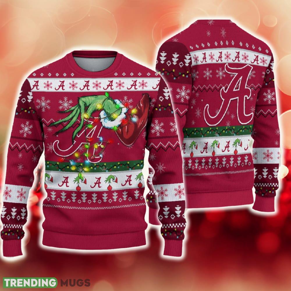 NCAA Alabama Crimson Tide Grinch Christmas Ugly Sweater Funny Gift For Men And Women Fans - NCAA Alabama Crimson Tide Grinch Christmas Ugly Sweater Funny Gift For Men And Women Fans NCAA Alabama Crimson Tide Grinch Christmas Ugly Sweater Funny Gift For Men And Women Fans - NCAA Alabama Crimson Tide Grinch Christmas Ugly Sweater Funny Gift For Men And Women Fans