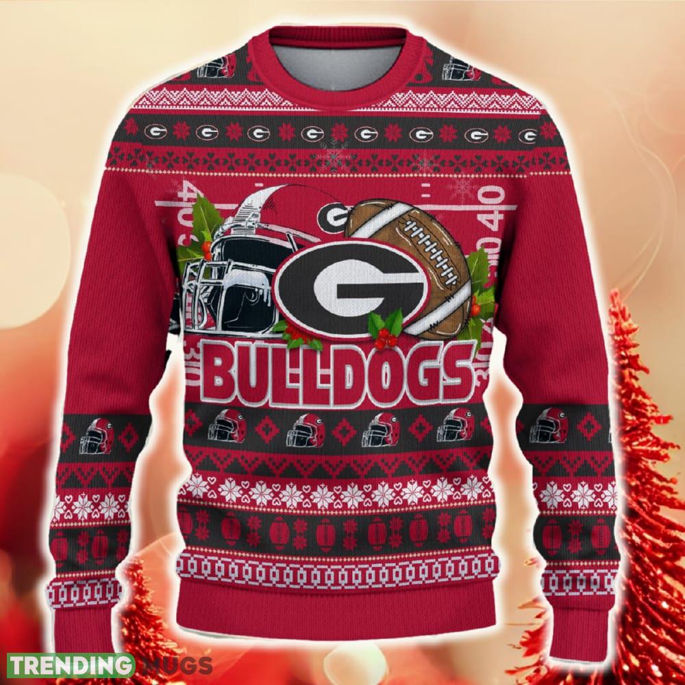 NCAA Georgia Bulldogs Christmas Ugly Sweater Custom Number And Name Gift For Fans Holidays - NCAA Georgia Bulldogs Christmas Ugly Sweater_2 NCAA Georgia Bulldogs Christmas Ugly Sweater Custom Number And Name Gift For Fans Holidays - NCAA Georgia Bulldogs Christmas Ugly Sweater_2