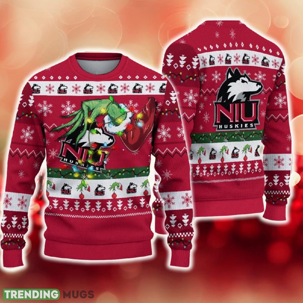 NCAA Northern Illinois Huskies Grinch Christmas Ugly Sweater Funny Gift For Men And Women Fans - NCAA Northern Illinois Huskies Grinch Christmas Ugly Sweater Funny Gift For Men And Women Fans NCAA Northern Illinois Huskies Grinch Christmas Ugly Sweater Funny Gift For Men And Women Fans - NCAA Northern Illinois Huskies Grinch Christmas Ugly Sweater Funny Gift For Men And Women Fans