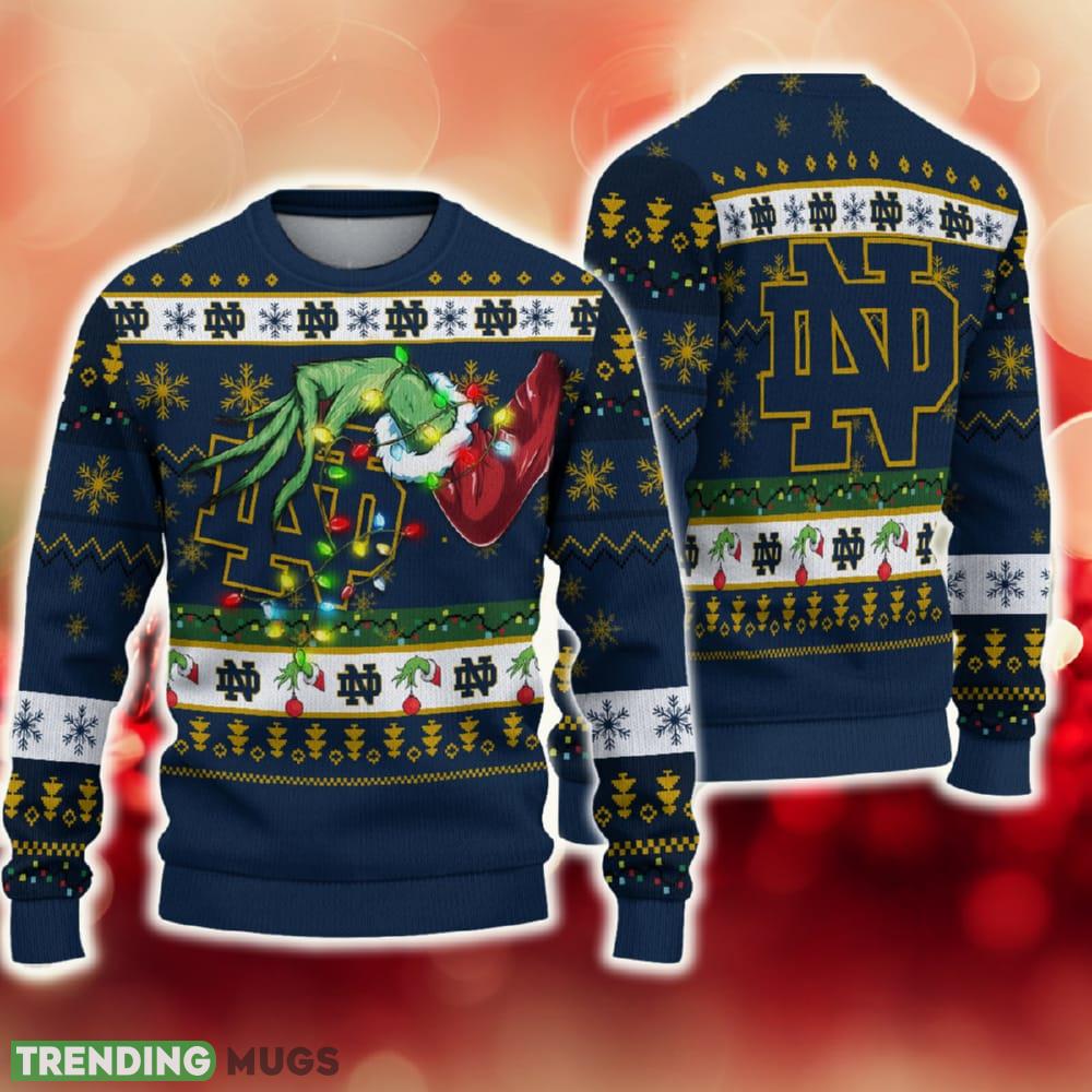 NCAA Notre Dame Fighting Irish Grinch Christmas Ugly Sweater Funny Gift For Men And Women Fans - NCAA Notre Dame Fighting Irish Grinch Christmas Ugly Sweater Funny Gift For Men And Women Fans NCAA Notre Dame Fighting Irish Grinch Christmas Ugly Sweater Funny Gift For Men And Women Fans - NCAA Notre Dame Fighting Irish Grinch Christmas Ugly Sweater Funny Gift For Men And Women Fans