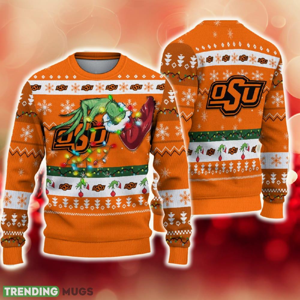NCAA Oklahoma State Cowboys Grinch Christmas Ugly Sweater Funny Gift For Men And Women Fans - NCAA Oklahoma State Cowboys Grinch Christmas Ugly Sweater Funny Gift For Men And Women Fans NCAA Oklahoma State Cowboys Grinch Christmas Ugly Sweater Funny Gift For Men And Women Fans - NCAA Oklahoma State Cowboys Grinch Christmas Ugly Sweater Funny Gift For Men And Women Fans