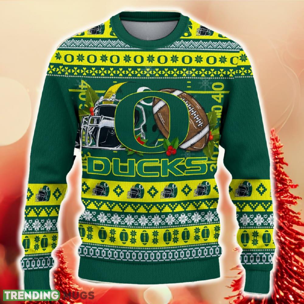 NCAA Oregon Ducks Christmas Ugly Sweater Custom Number And Name Gift For Fans Holidays - NCAA Oregon Ducks Christmas Ugly Sweater_2 NCAA Oregon Ducks Christmas Ugly Sweater Custom Number And Name Gift For Fans Holidays - NCAA Oregon Ducks Christmas Ugly Sweater_2