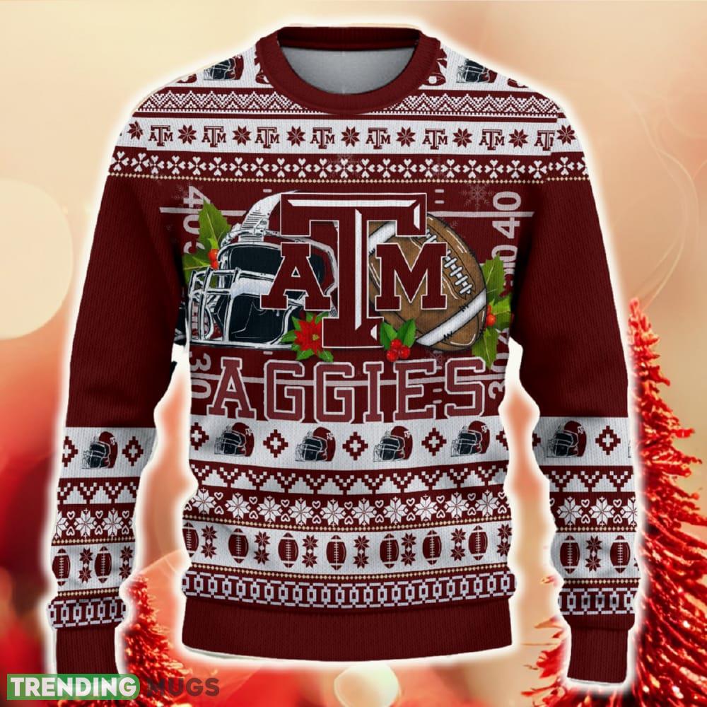 NCAA Texas A&M Aggies Christmas Ugly Sweater Custom Number And Name Gift For Fans Holidays - NCAA Texas A&M Aggies Christmas Ugly Sweater_2 NCAA Texas A&M Aggies Christmas Ugly Sweater Custom Number And Name Gift For Fans Holidays - NCAA Texas A&M Aggies Christmas Ugly Sweater_2