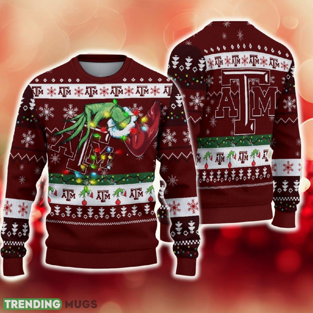 NCAA Texas A&M Aggies Grinch Christmas Ugly Sweater Funny Gift For Men And Women Fans - NCAA Texas A&M Aggies Grinch Christmas Ugly Sweater Funny Gift For Men And Women Fans NCAA Texas A&M Aggies Grinch Christmas Ugly Sweater Funny Gift For Men And Women Fans - NCAA Texas A&M Aggies Grinch Christmas Ugly Sweater Funny Gift For Men And Women Fans