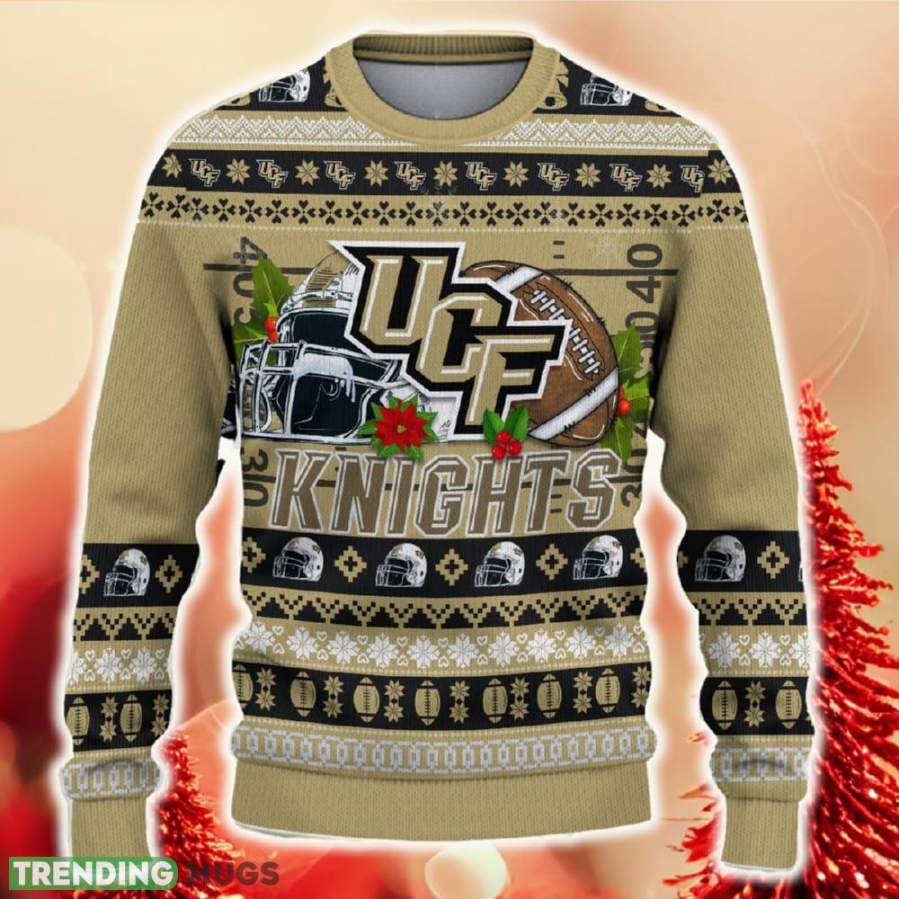 NCAA UCF Knights Christmas Ugly Sweater Custom Number And Name Gift For Fans Holidays - NCAA UCF Knights Christmas Ugly Sweater_2 NCAA UCF Knights Christmas Ugly Sweater Custom Number And Name Gift For Fans Holidays - NCAA UCF Knights Christmas Ugly Sweater_2