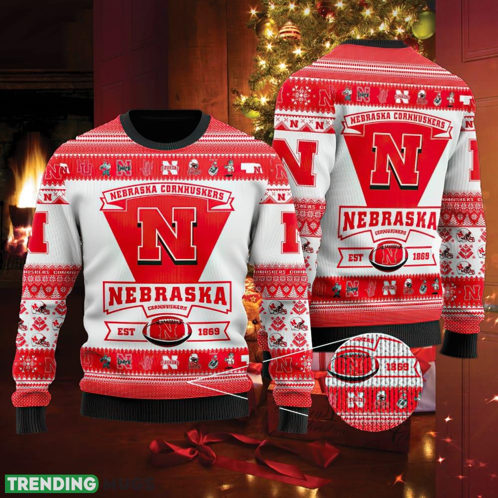 Nebraska CornhuskSan Francisco 49ers Football Team Logo Custom Ugly Christmas Sweater Bauble - Nebraska CornhuskSan Francisco 49ers Football Team Logo Custom Ugly Christmas Sweater Bauble Nebraska CornhuskSan Francisco 49ers Football Team Logo Custom Ugly Christmas Sweater Bauble - Nebraska CornhuskSan Francisco 49ers Football Team Logo Custom Ugly Christmas Sweater Bauble