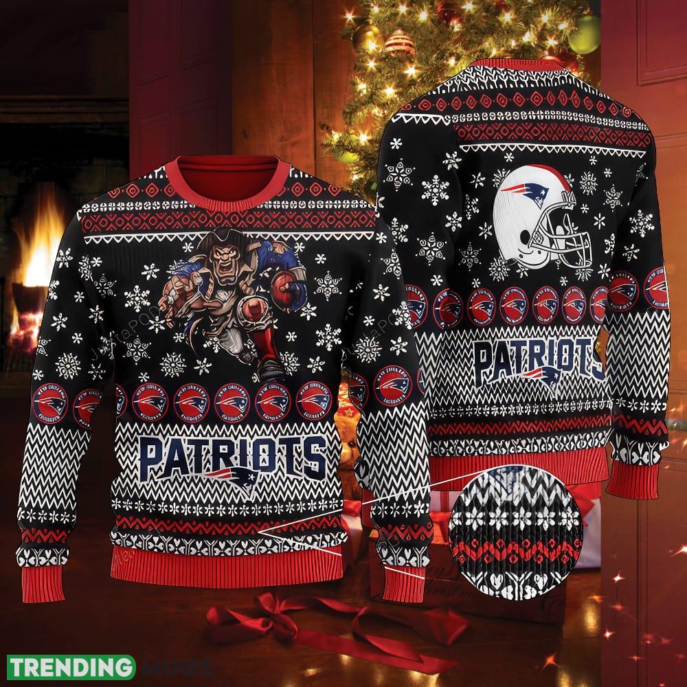 New England Patriots Player With Helmet Ugly Christmas Sweater Advent - New England Patriots Player With Helmet Ugly Christmas Sweater Advent New England Patriots Player With Helmet Ugly Christmas Sweater Advent - New England Patriots Player With Helmet Ugly Christmas Sweater Advent