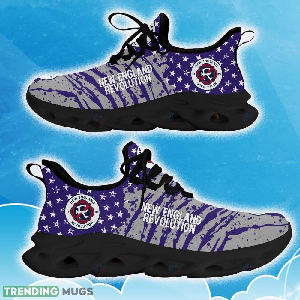 New England Revolution Purple New Chunky Shoes Camo Logo Printed For Men And Women Gift Fans Max Soul Sneakers Max Soul New England Revolution Purple New Chunky Shoes Camo Logo Printed For Men And Women Gift Fans Max Soul Sneakers Max Soul