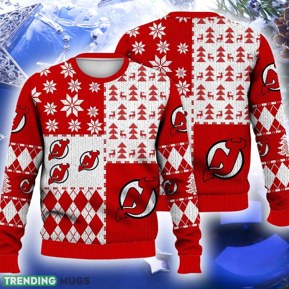 New Jersey Devils Ugly Christmas Sweater Ice Hockey NHL Fans Gift For Men And Women - New Jersey Devils Ugly Christmas Sweater Ice Hockey NHL Fans Gift For Men And Women New Jersey Devils Ugly Christmas Sweater Ice Hockey NHL Fans Gift For Men And Women - New Jersey Devils Ugly Christmas Sweater Ice Hockey NHL Fans Gift For Men And Women