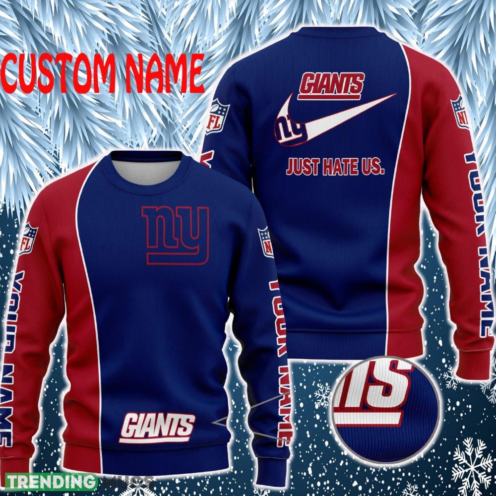 New York Giants NFL Just Hate Us Personalized For Fans Sweater New - New York Giants NFL Just Hate Us Personalized For Fans Sweater New New York Giants NFL Just Hate Us Personalized For Fans Sweater New - New York Giants NFL Just Hate Us Personalized For Fans Sweater New