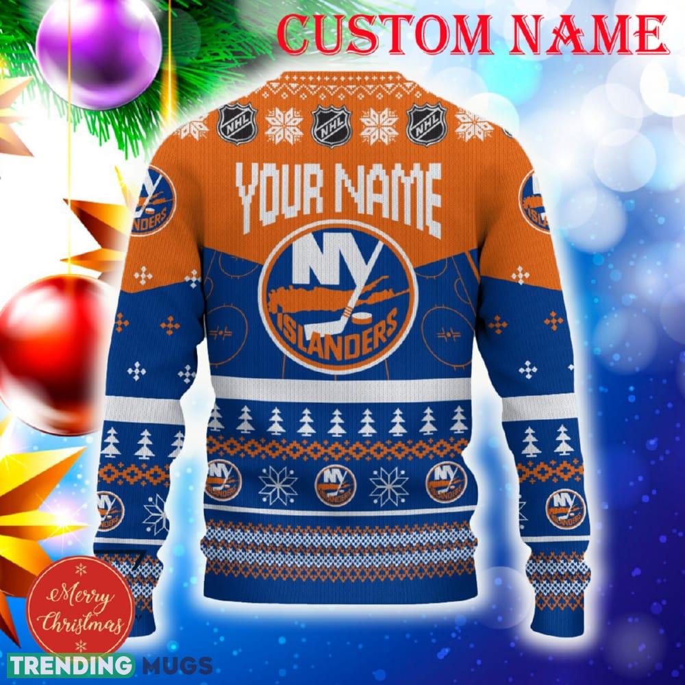 New York Islanders Custom Name 3D Sweater Funny Gift For Men And Women Fans Christmas 3D Sweater New York Islanders Custom Name 3D Sweater Funny Gift For Men And Women Fans Christmas 3D Sweater