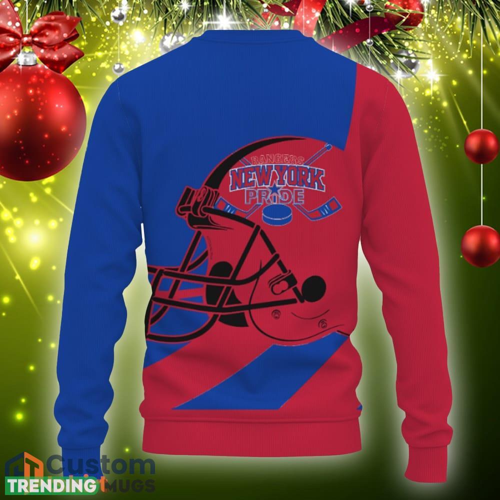 New York Rangers Go to Champion 2023 Knitted Christmas Sweater Gift Holidays 3D Sweater New York Rangers Go to Champion 2023 Knitted Christmas Sweater Gift Holidays 3D Sweater